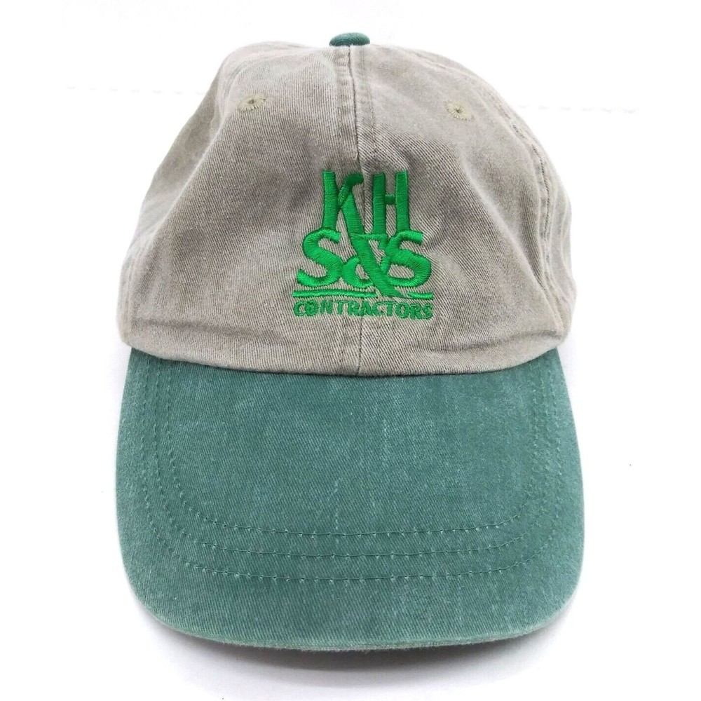 KHS&S Contractors Hat Cap Adjustable ADAMS Headwear Embroidered Company Logo